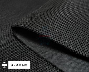 Сетка трехслойная Air Mesh цвет №322 черный 645 гр/м.п.